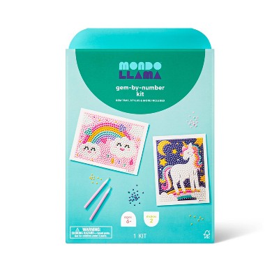 Art Craft Unicorn - 2 قطعة من ملصقات جيم آرت