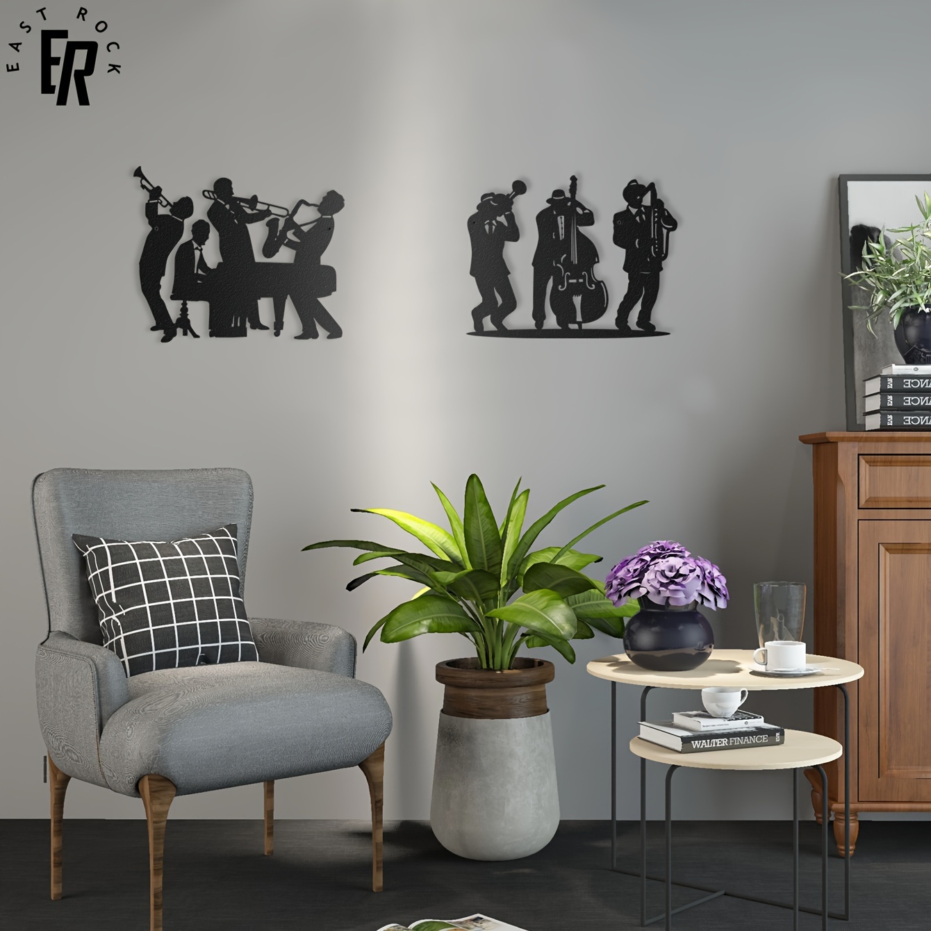 Art Craft Bar - ديكور جداري على شكل صورة ظلية