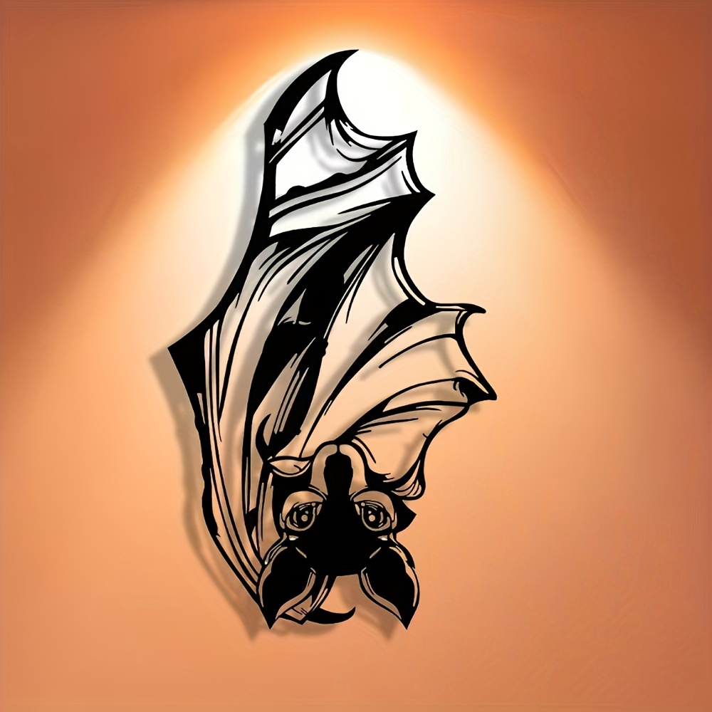 لوحة جدارية معدنية بتصميم خفاش - مراجعة Art Craft Bar وسعره