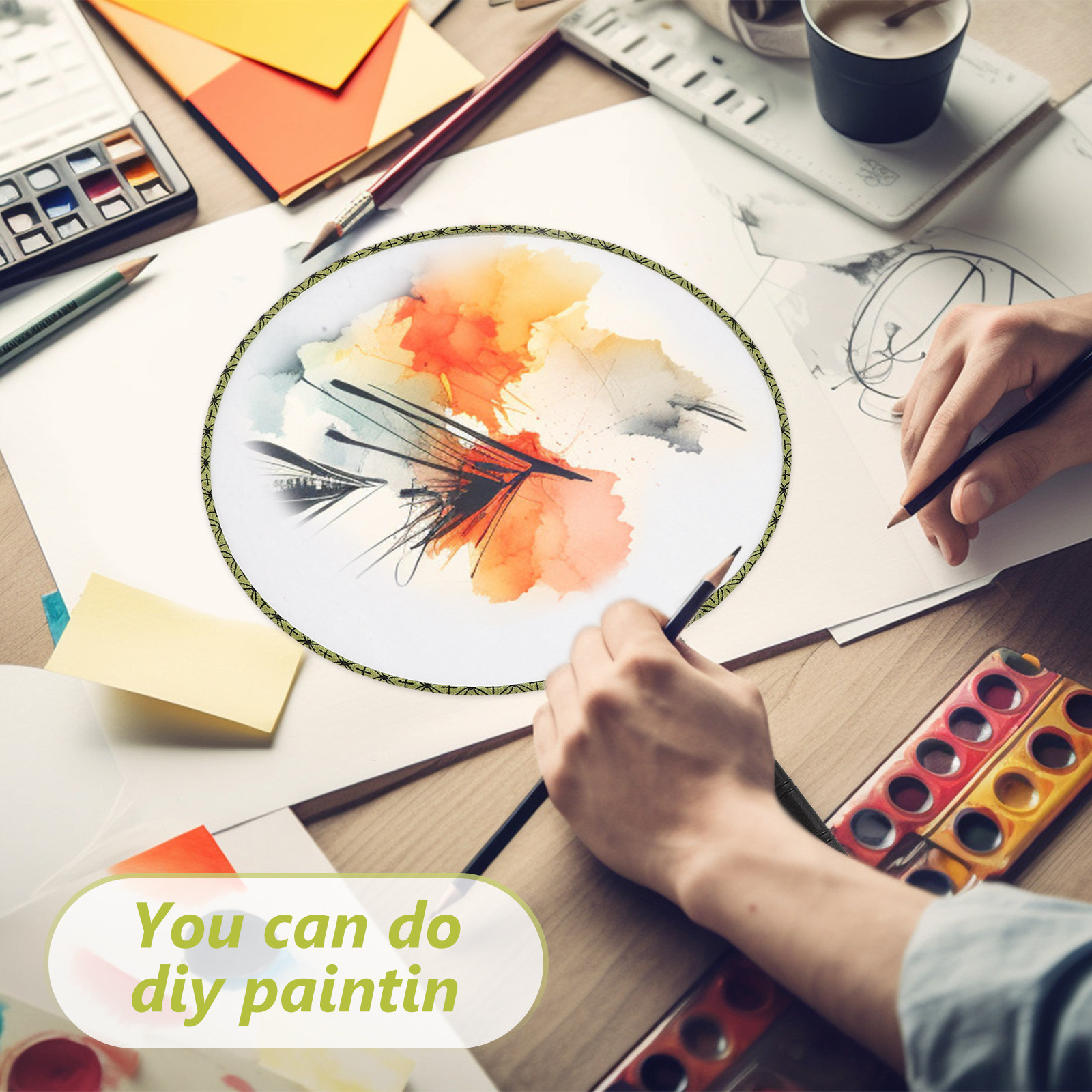 10 قطع من المراوح اليدوية الصي - مراجعة Art Craft For Kindergarten وسعره
