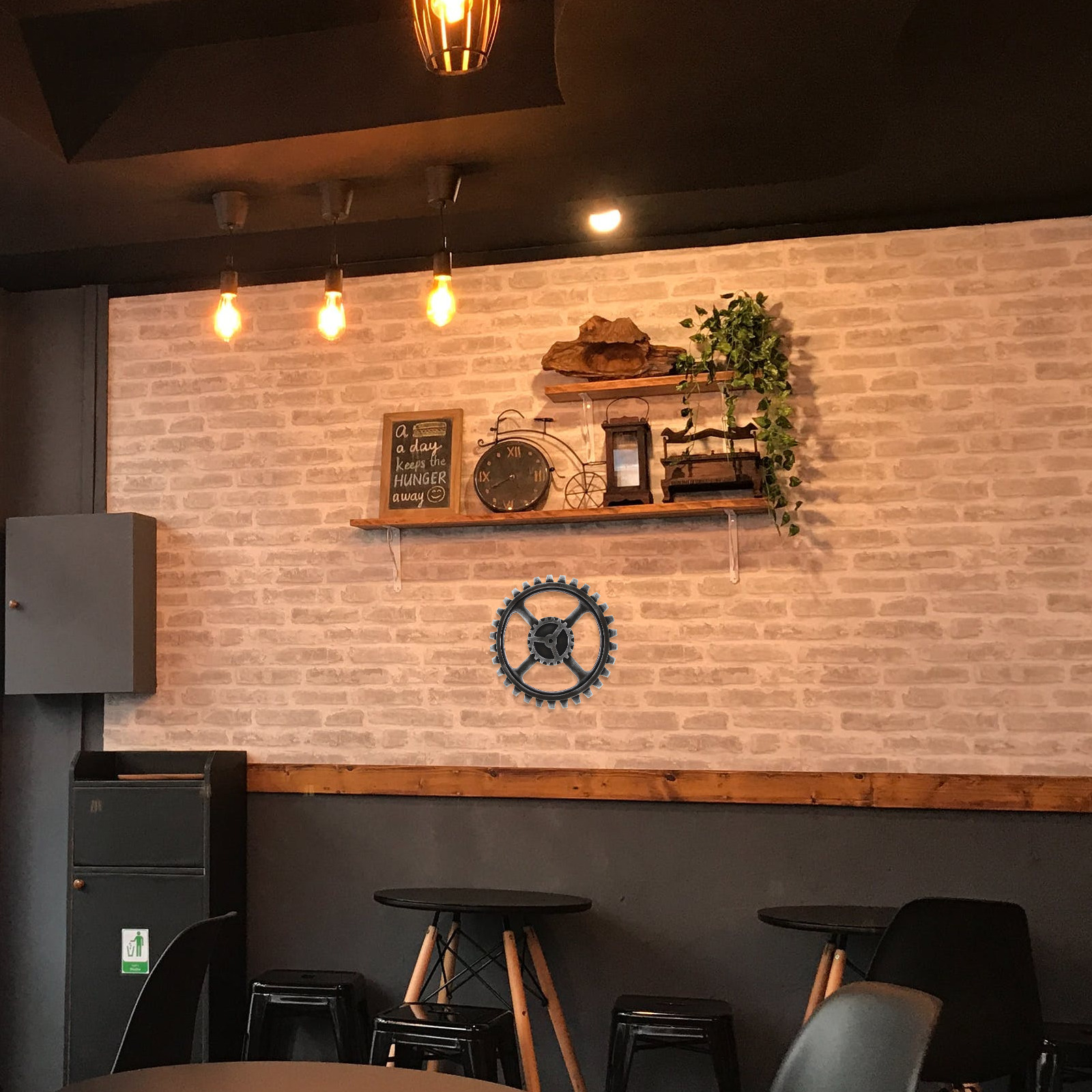 ديكور جداري على شكل عجلة تروس  - مراجعة Art Craft Bar وسعره