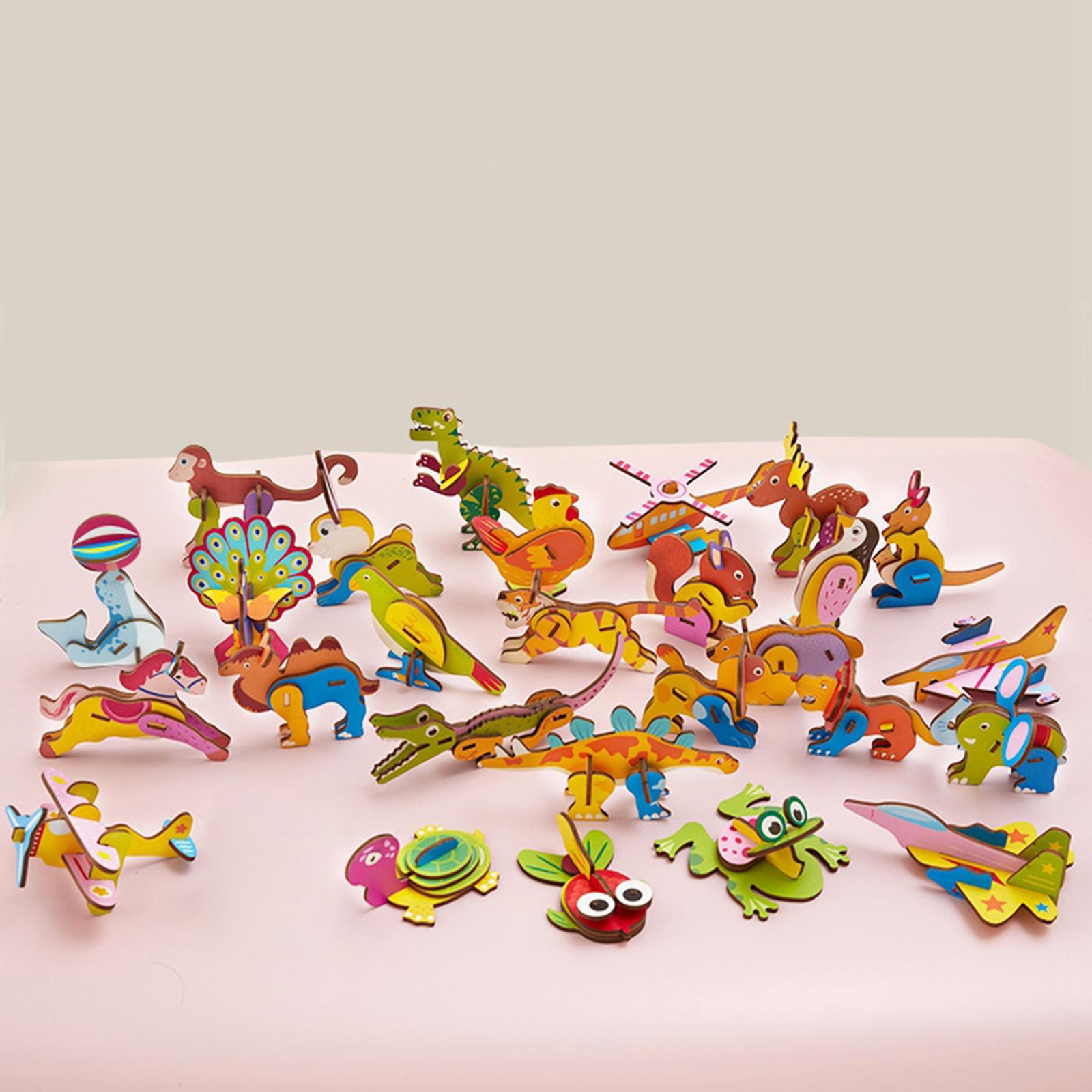 لعبة تركيب خشبية ثلاثية الأبعا - مراجعة Art Craft For Kindergarten وسعره