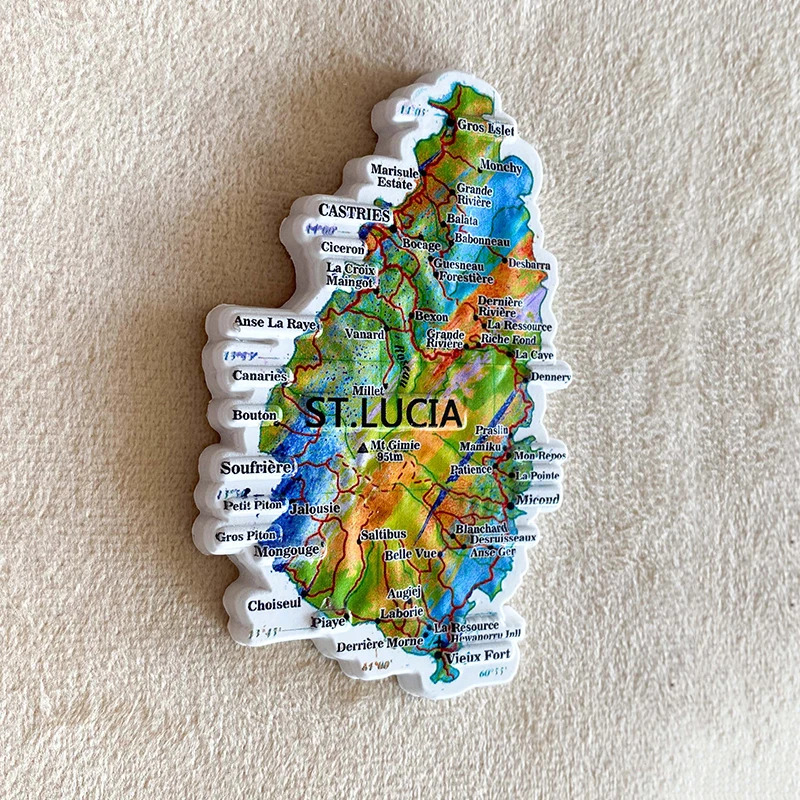 قطعة واحدة، تذكارات سانت لوسيا - مراجعة Art Craft Magnet وسعره