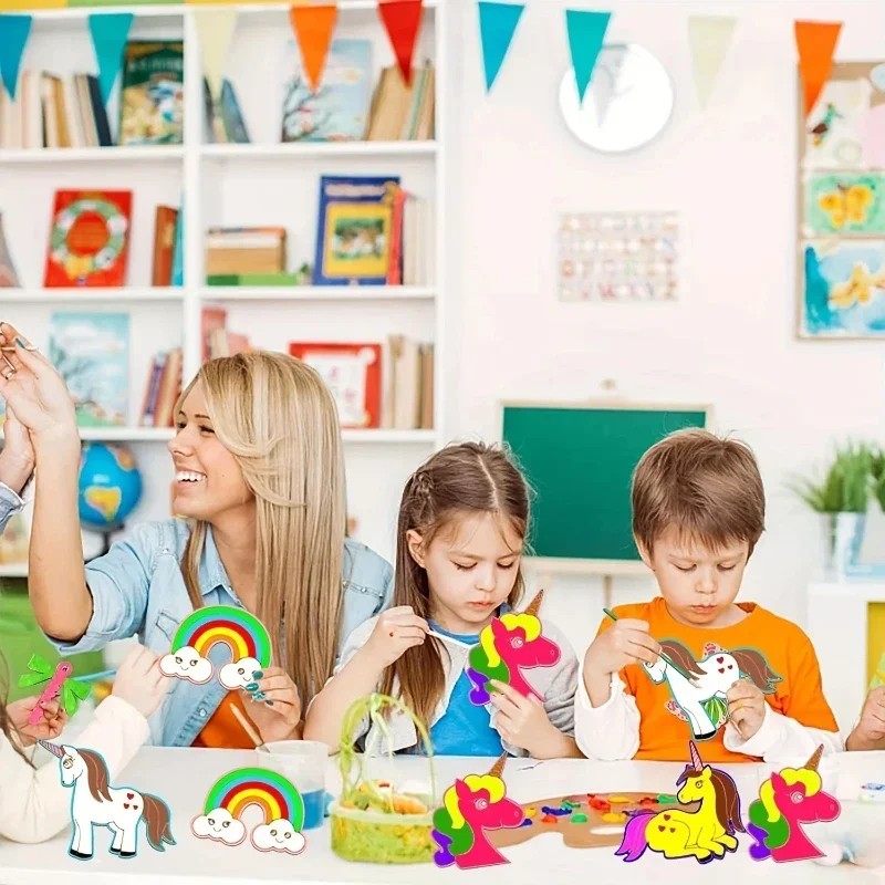 24 قطعة من مجموعة الحرف اليدوي - مراجعة Art Craft Unicorn وسعره