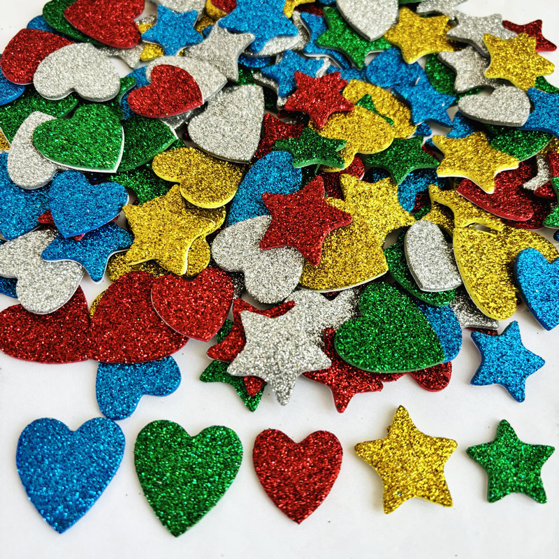 ملصقات رغوية لامعة على شكل نجم - مراجعة Art Craft For Kindergarten وسعره