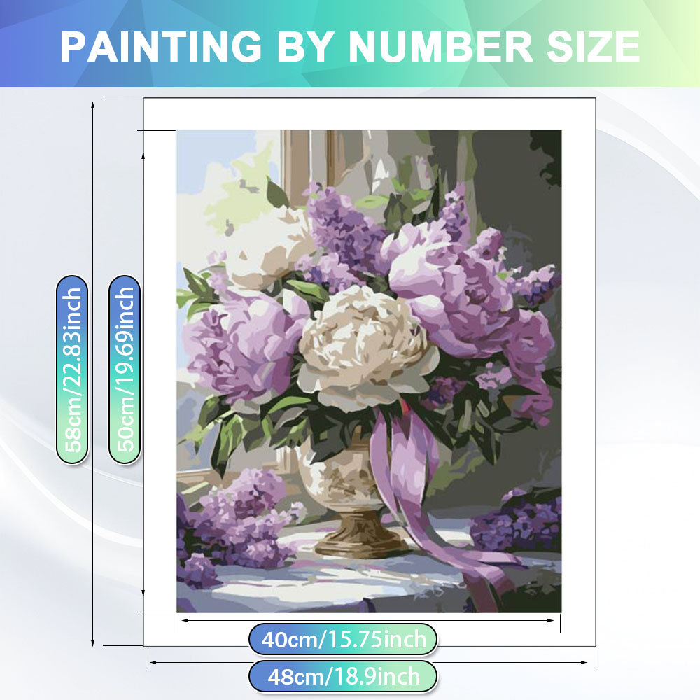 لوحة رسم بالأرقام للكبار من HU - مراجعة Art Craft Rose وسعره