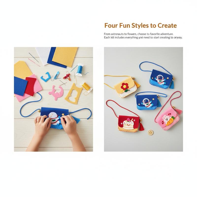 طقم صنع حقائب من اللباد للأطفا - مراجعة Art Craft For Kindergarten وسعره